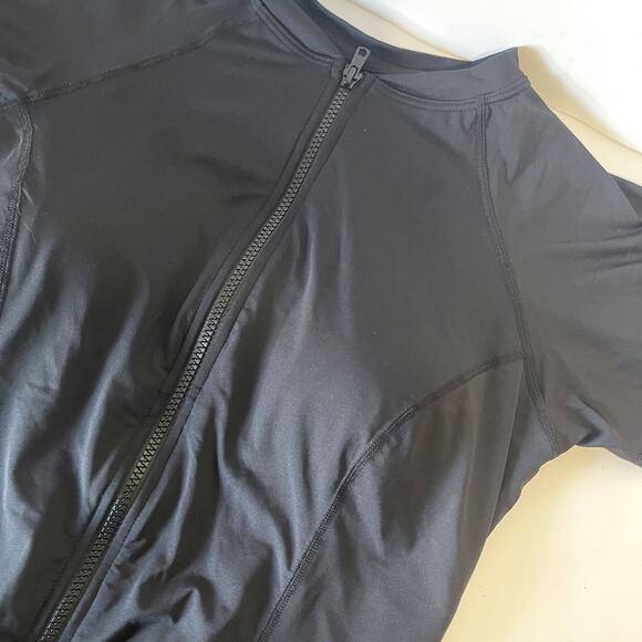 SEA LEVEL AUSTRALIA NWT Essentials Short Sleeve One Piece in Black Size US 12 - Picture 9 of 15